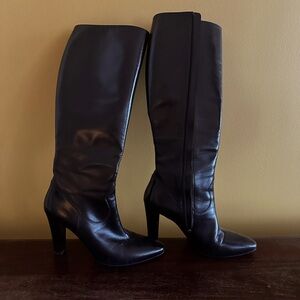 Saint Laurent Paris high heeled boots